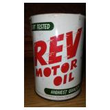 REV Motor Oil Can.