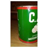 C.A.M. Castrol Additive Motorcycle Oil Can