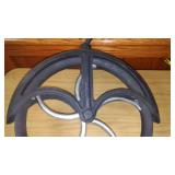 Mounted Pulley Wheel, 11-Inch Diameter