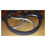 Mounted Pulley Wheel, 11-Inch Diameter