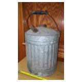 2 Gallon Galvanized Can.