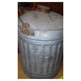 2 Gallon Galvanized Can.