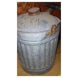 2 Gallon Galvanized Can.