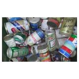 Tote Of Beer and Pop Cans. Dozens.