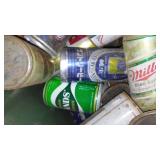 Tote Of Beer and Pop Cans. Dozens.