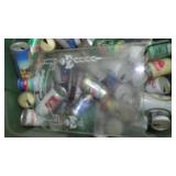 Tote Of Beer and Pop Cans. Dozens.