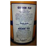 Golden Flo Motor Oil, 1 Imperial Gallon.