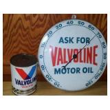 Valvoline Motor Oil, Advertising Pam Clock Company.