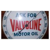 Valvoline Motor Oil, Advertising Pam Clock Company.