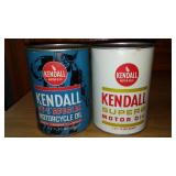 Kendall Motor Oil Cans (2).