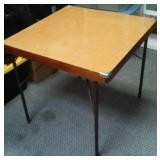 Oak Card Table- Vintage