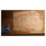 Oak Card Table- Vintage