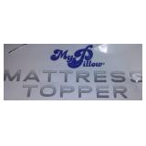 My Pillow King Mattress Topper.