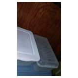 15 Gal. Totes (2) and Storage Bons (3) Excellent