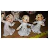 Porcelain Vintage Angels and Bowls