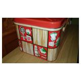 Vintage Metal Picnic Basket.