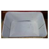 Vintage Metal Picnic Basket.