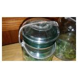 Antique Blue Canning Jars (2)