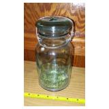 Antique Blue Canning Jars (2)