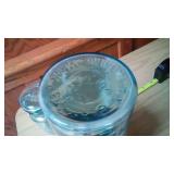 Antique Blue Canning Jars (2)