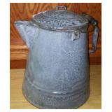 Gray Enamelware Pitcher