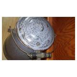 Gray Enamelware Pitcher