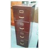 Oak File Cabinet.