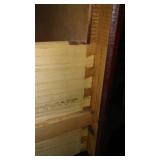 Oak File Cabinet.