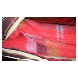 100% Wool Blanket in Plastic Liner. Faribo Brand.