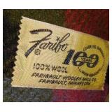 100% Wool Blanket in Plastic Liner. Faribo Brand.