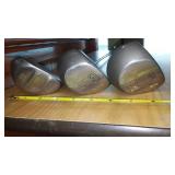 Ladies Golf. 3 Woods, Square Two x 6R, No.s 1,3,5 Like New