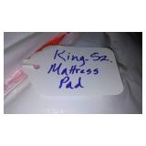 King Size Plush Mattress Pad.