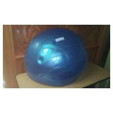 Resist-a-Ball R65R Exercise, inflates to full.