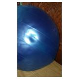 Resist-a-Ball R65R Exercise, inflates to full.