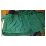 Bison Green Scheels Mens XL 2 Piece Rain Set.
