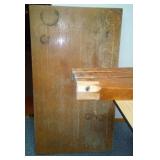 Vintage Oak Library Table.