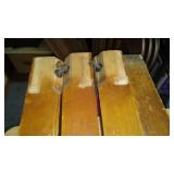 Vintage Oak Library Table.