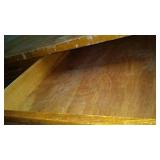 Vintage Oak Library Table.