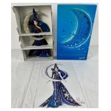 Bob Mackie 1995 Goddess of the Sun Barbie #14056, & 1996 Moon Goddess Barbie #14105, In Box with Concept Sketch