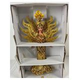 Bob Mackie 1995 Goddess of the Sun Barbie #14056, & 1996 Moon Goddess Barbie #14105, In Box with Concept Sketch