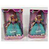 Fairy Tail & Nursery Rhyme Barbies - Cinderella, Rapunzel (x2), and Little Bo Peep, With Boxes