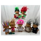 Vintage Trolls- Russ, T.N.T, Bright of America- Nurse, Carolers, Old Couple, Summer Fun