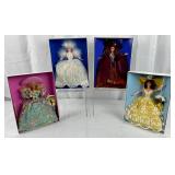 Enchanted Seasons Collection: Summer Splendor, Autumn Glory, Snow Princess (Winter) & Spring Bouquet - Includes Shippers