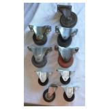 9 heavy duty casters