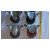9 heavy duty casters