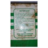 Cities Services Outboard Motor Oil quart can