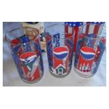 Pepsi & Red White & Blue glasses plus Uncle Sam!
