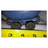 Vintage Metal Baby Stroller - Missing Tire