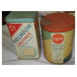 Vintage Cracker Cans