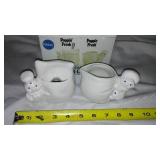 Pillsbury Dough Boy Creamer/ Sugar Set, New in Box